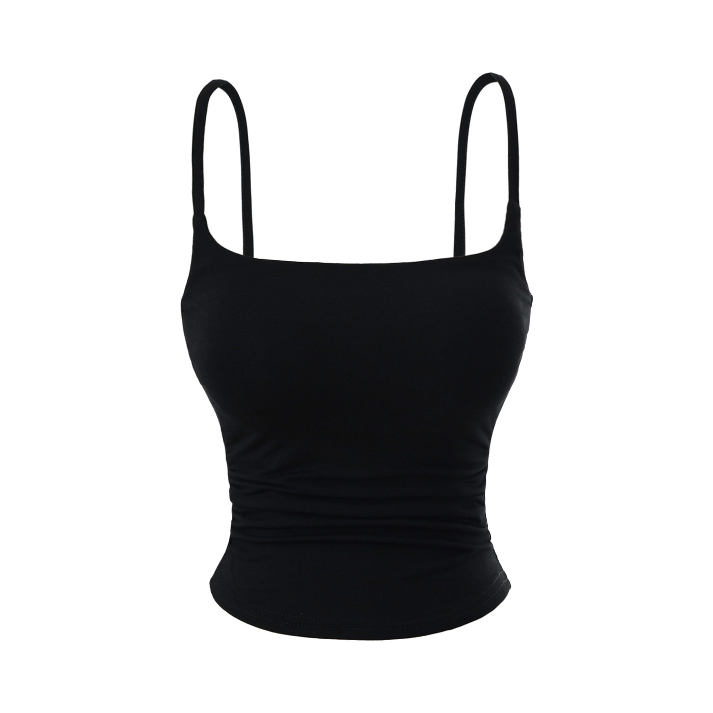 Chest cushion pleated camisole vest