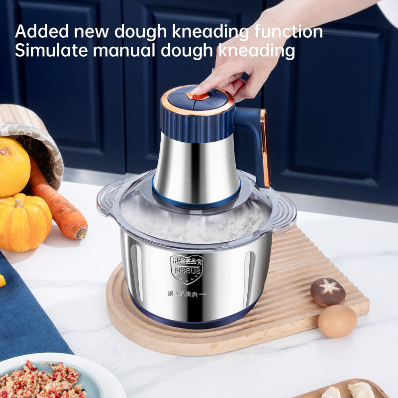 Copy of Electric Meat Grinders, 5L Food Processor, Stainless Steel Multifunctional Vegetable Slicer, Kitchen Chopper & Mixer