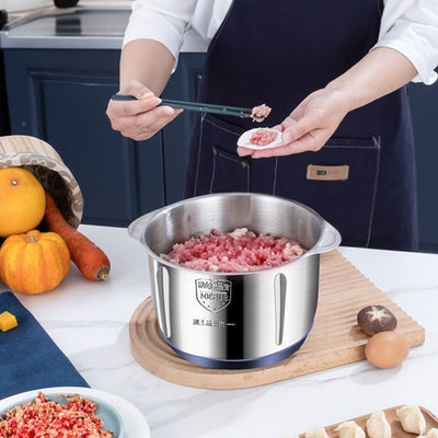 Copy of Electric Meat Grinders, 5L Food Processor, Stainless Steel Multifunctional Vegetable Slicer, Kitchen Chopper & Mixer