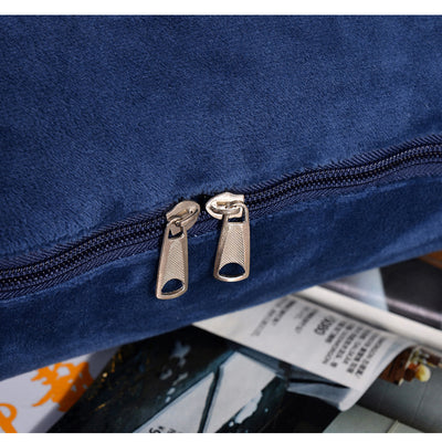 2 in 1 Flannel Cushion Blanket car sofa lumbar throw pillow air conditioning blanket foldable patchwork quilt blanket Bedding