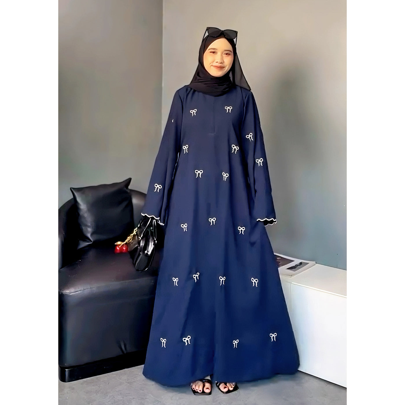 Butterfly Knot Embroidered Dress