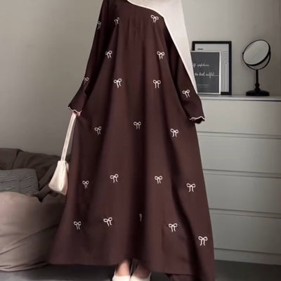 Butterfly Knot Embroidered Dress
