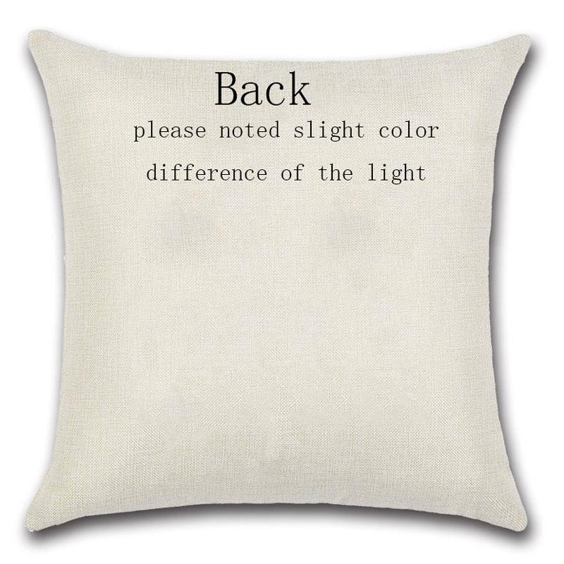 1Pcs Crown Letter 43*43cm Cotton Linen Throw Pillow Cushion Cover Car Home Decoration Sofa Decor Decorative Pillowcase 40166